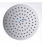 Interior Blue Ultra Thin Stainless Steel Shower Head Round bottom